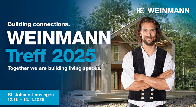 WEINMANN Treff 2025 prepares to showcase the future of timber construction - Wood & Panel Europe WEINMANN Treff 2025 prepares to showcase the future of timber construction